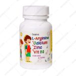 ال آرژنین پلاس کلسیم پلاس زینک پلاس ویتامین د3 برای کودکان و نوجوانان - L Arginine Calcium Zinc Vitamin D3