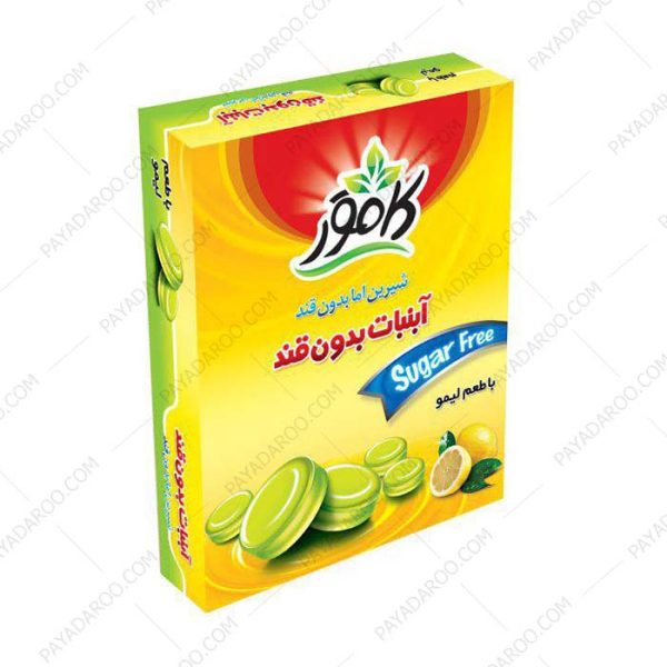 آبنبات لیمو بدون قند رژیمی کامور - kamvar sugar free lemon candy