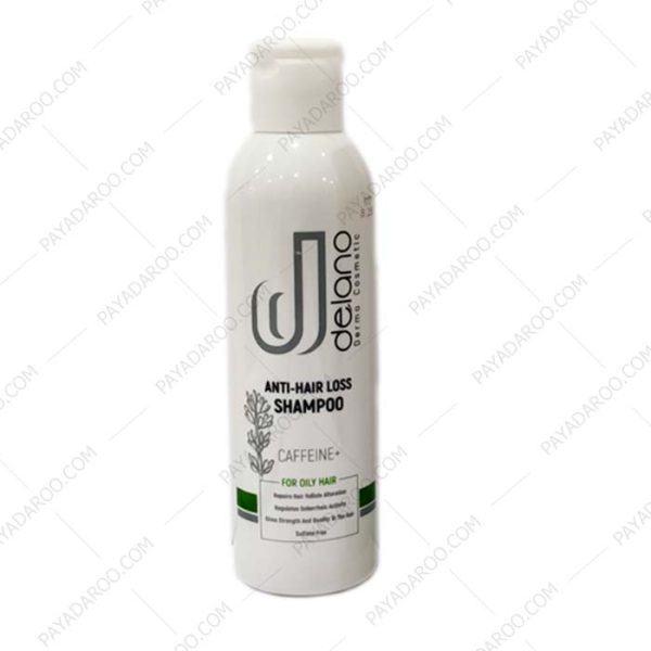 شامپو ضد ریزش مخصوص موی چرب دلانو (کافئین پلاس) - Delano Anti Hair Loss Shampoo For Oily Hair-