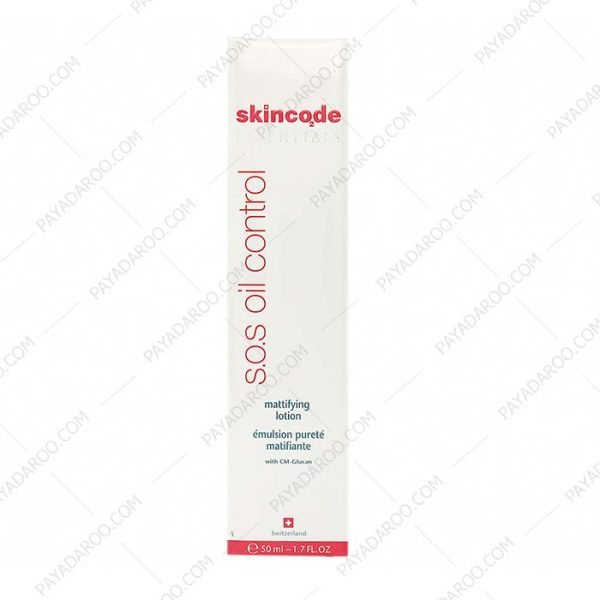 لوسیون مات کننده پوست چرب اسکین کد - Skincode Essentials S.O.S Oil Control Mattifying Lotion