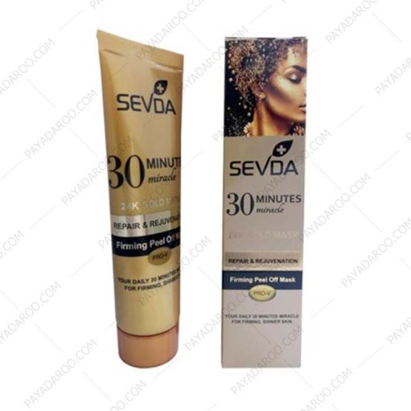 ماسک طلا سودا - sevda 24k gold face mask