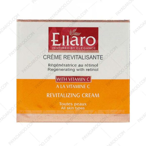 کرم شاداب کننده و احیا کننده ویتامین سی الارو - Ellaro Revitalizing Cream With Vitamin C