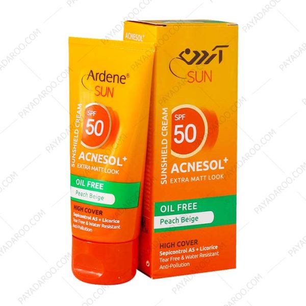 کرم ضد آفتاب فاقد چربی آکنه سل پلاس SPF50 - Acnesol Plus Oil Free Sunscreen Cream SPF50