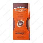 کرم ضد آفتاب فاقد چربی بی رنگ سان سیف SPF50 - Sunsafe Sunsblock Cream Acneic Oil Free Invisible