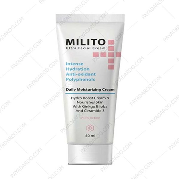 کرم مرطوب کننده پوست صورت میلیتو - Milito Moisturizing Ultra Facial Cream