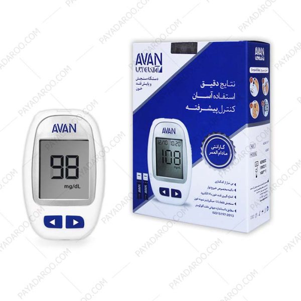 دستگاه تست قند خون آوان مدل AGM01 - Avan blood sugar test machine model AGM01