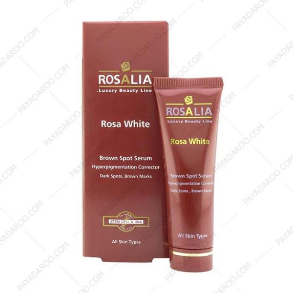 سرم ضد لک و روشن کننده رزا وایت رزالیا - Rosalia Rosa White Brown Spot Serum