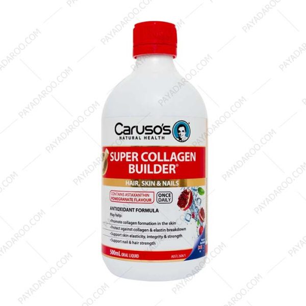 شربت سوپر کلاژن بیلدر کاروسوس نچرال هلث 500 میلی لیتر - Carusos Natural Health Super Collagen Builder Oral Liquid 500 ml
