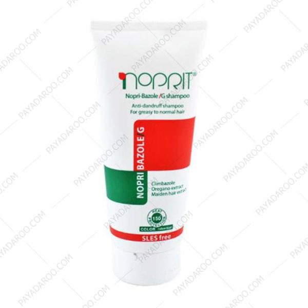 شامپو ضد شوره نوپری بازول جی نوپریت مناسب موهای چرب تا معمولی - Noprit Anti-Dandruff Shampoo Nopri Bazole G 200 ml