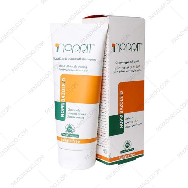 شامپو ضد شوره قوی نوپری بازول دی نوپریت مناسب پوست سر خشک و حساس - Noprit Anti-Dandruff Shampoo Nopri Bazole D 200 ml