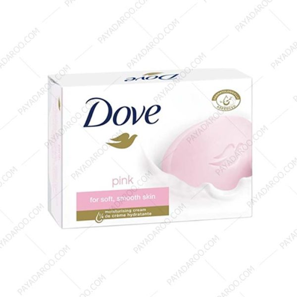 صابون داو صورتی با رایحه گل رز - Dove pink soap with rose scent