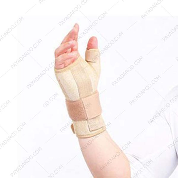 مچ شست بند آتل دار دو طرفه آدور - Ador Neoprene Thumb Wrist Splint With Hard Bar