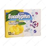 آبنبات مکیدنی اکالیپتوس سیم سیم لیمویی - Sim Sim Candy Eucalyptus 12 Pcs Lemon