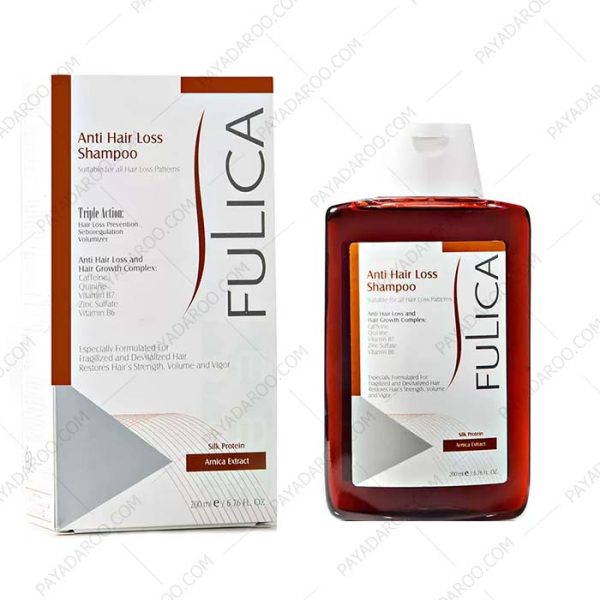 شامپو تقویت کننده و ضد ریزش مو فولیکا مناسب انواع مو - Fulica Anti Hair Loss Shampoo 200ml