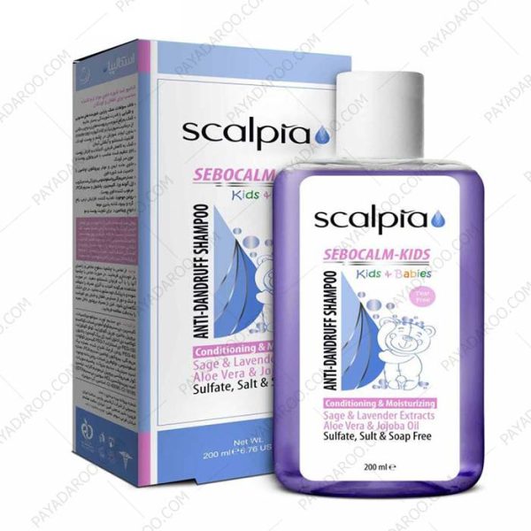 شامپو ضد شوره مناسب کودکان اسکالپیا Sebocalm-Kids - Scalpia Sebocalm Kids Anti Dandruff Shampoo 200 ml