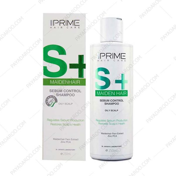 شامپو متعادل کننده چربی سر +S پریم - Prime Oil Control S+ Shampoo For Greesy Scalp 250ml