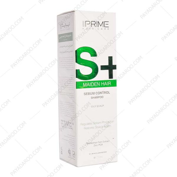 شامپو متعادل کننده چربی سر +S پریم - Prime Oil Control S+ Shampoo For Greesy Scalp 250ml