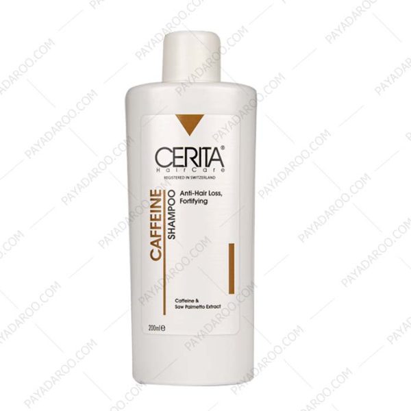 شامپو کافئین سریتا تقویت کننده و ضد ریزش - Cerita Caffeine Shampoo 200 ml