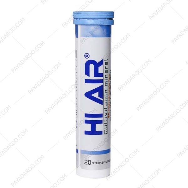 قرص جوشان مولتی ویتامین مینرال‌ های ایر ‌های هلث - Hi Health Hi Air Multivitamin Mineral 20 Effervescent Tabs