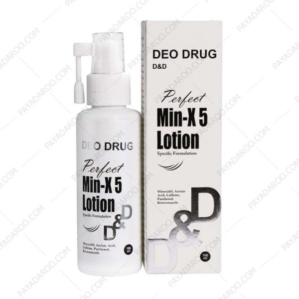 لوسیون تقویت کننده مو دئودراگ مدل Min–X5 - Deo Drug Min-X5 lotion 100 ml