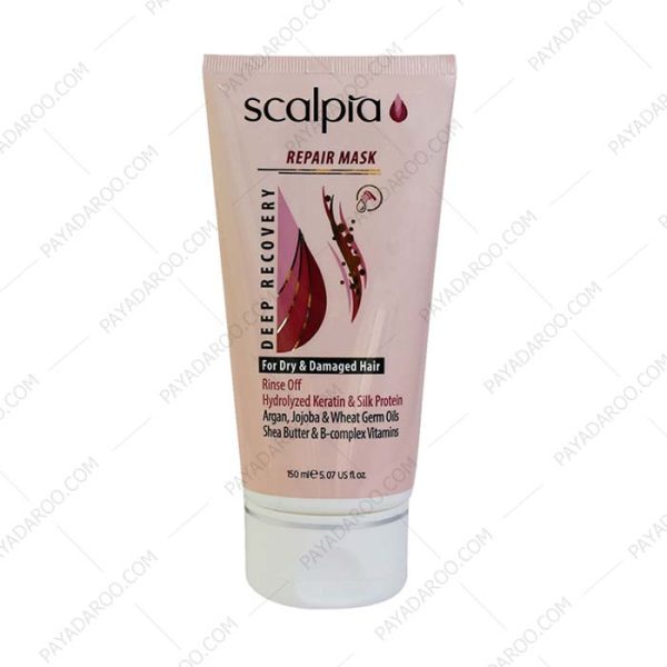 ماسک مو خشک و آسیب دیده اسکالپیا با آبکشی - Scalpia Repair Mask For Dry And Damaged Hair 150 ml