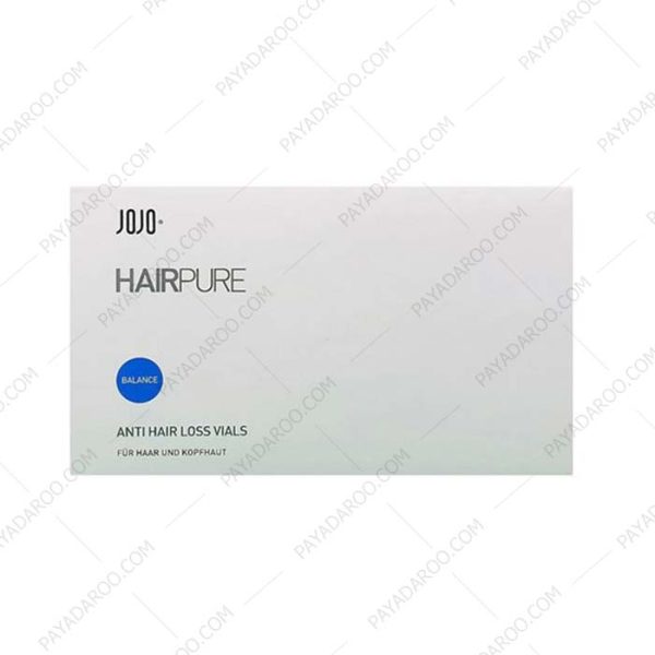 ويال ضد ريزش مو جوجو مدل هیر پیور - Jojo Hairpure Anti Hair Loss Vials 10x5 ML