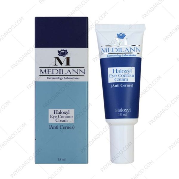 کرم دور چشم هالوکسیل مدیلن مناسب انواع پوست - Medilann Haloxyl Eye Contour Cream All Skins 15 ml