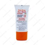 کرم ضد آفتاب SPF 50 رنگی دئودراگ مناسب پوست چرب - Deo Drug Tinted Sun Block Cream SPF50 45ml