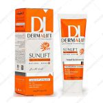کرم ضد آفتاب SPF50 پوست چرب درمالیفت بژ طبیعی - Dermalift Sunlift SPF50 Oil Free Cream 40 ml Natural Beige