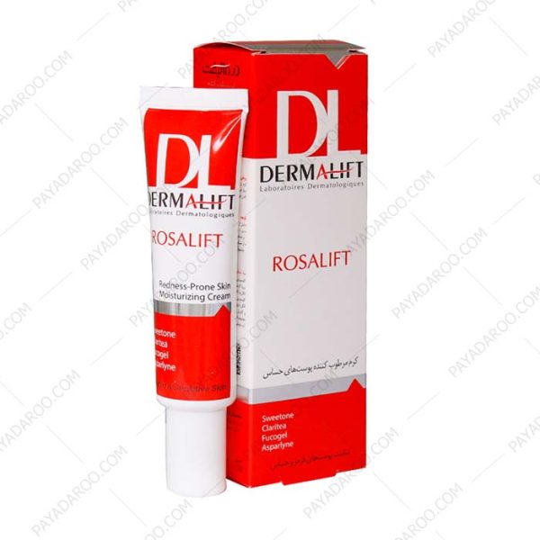 کرم ضد قرمزی رزالیفت درمالیفت مناسب پوست حساس - Dermalift Rosalift Anti Redness Cream For Sensitive Skins 30 ml