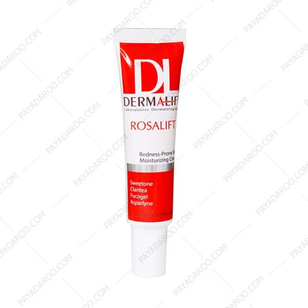 کرم ضد قرمزی رزالیفت درمالیفت مناسب پوست حساس - Dermalift Rosalift Anti Redness Cream For Sensitive Skins 30 ml