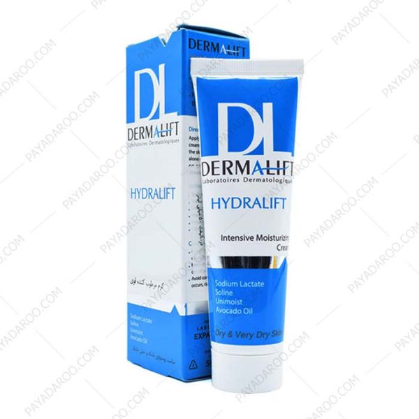 کرم مرطوب کننده قوی هیدرالیفت درمالیفت پوست خشک و خیلی خشک - Dermalift Hydralift Intensive Moisturizing Cream For Dry And Very Dry Skins 50 ml