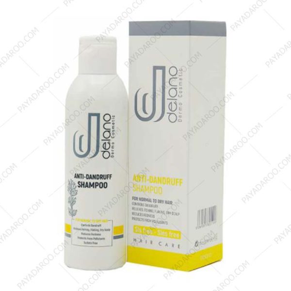 شامپو ضد شوره دلانو مناسب موهای نرمال تا خشک - Delano Anti-Dandruff Shampoo For Normal To Dry Hair 200ml