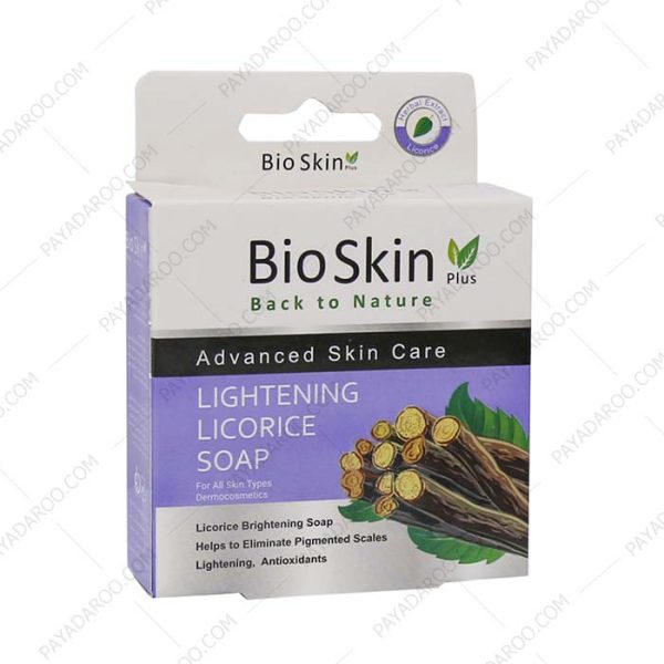 صابون روشن کننده شیرین بیان بایو اسکین پلاس - Bio Skin Plus Lightening Licorice Soap 100 g