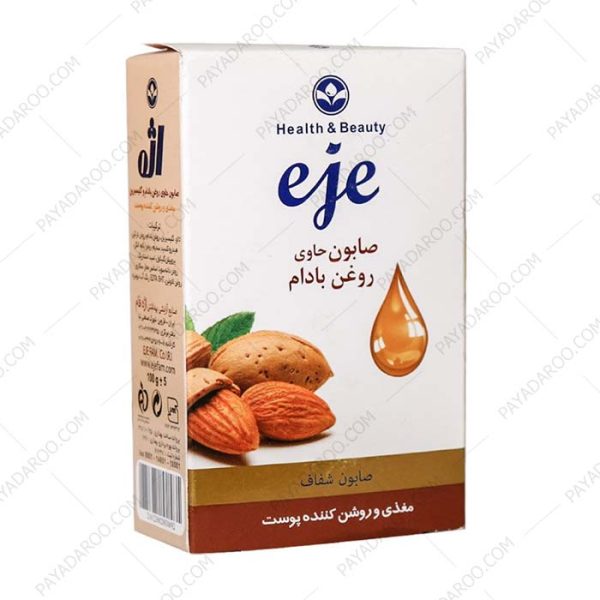 صابون روغن بادام و گلیسیرین اژه مخصوص پوست خشک - Eje Almond Soap Nourishing & Brightening 100 g