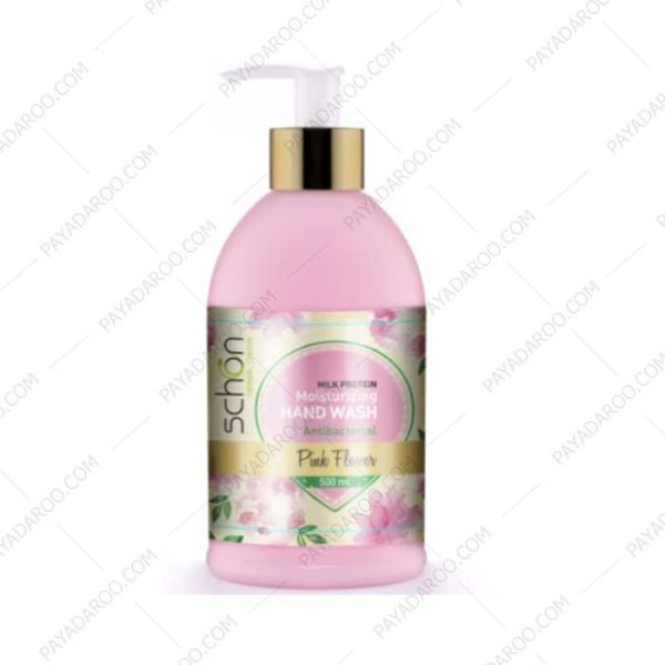 مایع دستشویی شون مدل Pink Flower - Schon toilet liquid Model Pink Flower 500ml