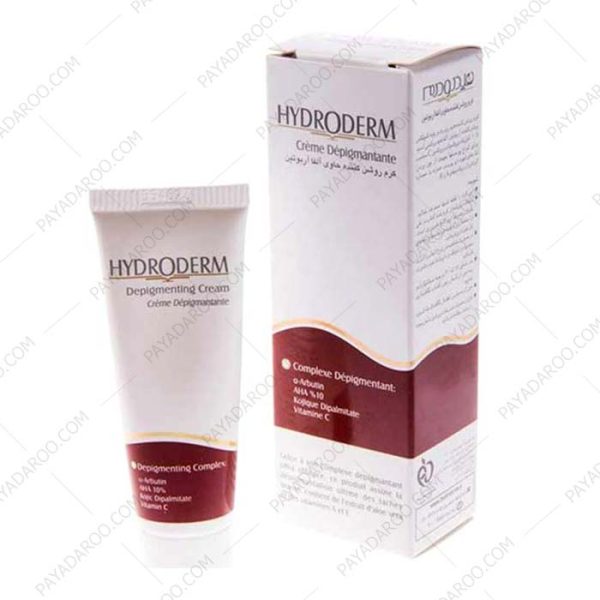 کرم روشن کننده هیدرودرم حاوی آلفا آربوتین - Hydroderm Depigmenting Cream 25 ml Alpha Arbutin
