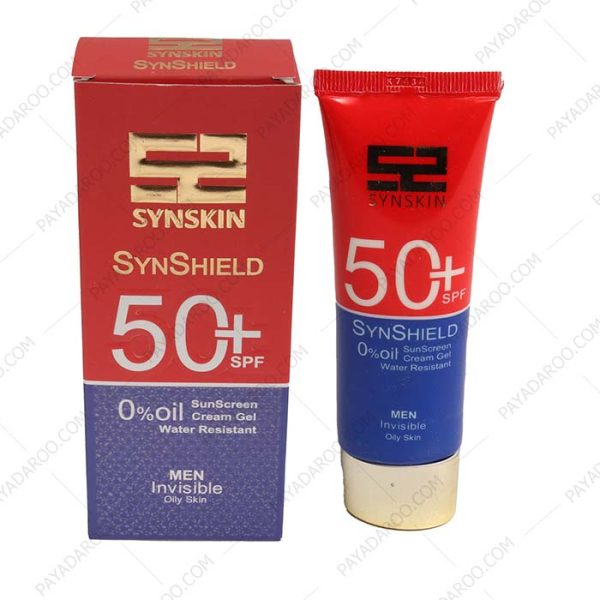 کرم ضد آفتاب SPF50 مردانه ساین اسکین مناسب پوست چرب مدل ساین شیلد - SynSkin Synshield SPF50 Sunscreen Cream For Men and Oily Skin 50 ml