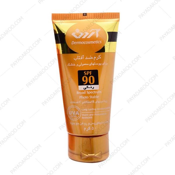 کرم ضد آفتاب رنگی SPF90 آردن مناسب پوست های معمولی و خشک - Ardene Total Sunblock Tinted Cream SPF90 50ml