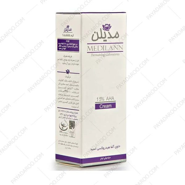 کرم لایه بردار AHA 15 درصد مدیلن - Medilann AHA Cream All Skins 50 ml