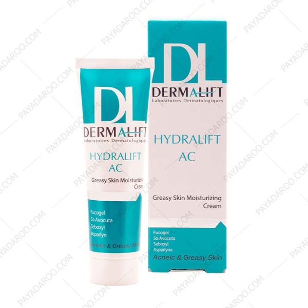 کرم مرطوب کننده هیدرالیفت ای سی درمالیفت پوست چرب - Dermalift Hydralift AC Greasy Skin Moisturizing Cream 50 ml
