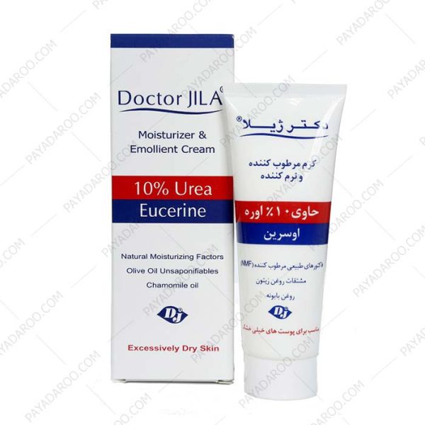 کرم نرم کننده 10 درصد اوره دکتر ژیلا - Doctor Jila Moisturizer And Emollient 10% Urea Cream For Very Dry Skin 75g