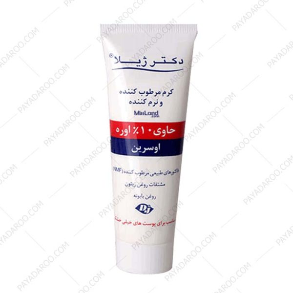 کرم نرم کننده 10 درصد اوره دکتر ژیلا - Doctor Jila Moisturizer And Emollient 10% Urea Cream For Very Dry Skin 75g