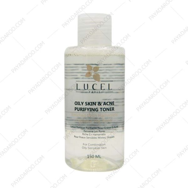 تونر پاک‌کننده آرایش پوست چرب لوسل - Lucel Oily Skin & Acne Purifying Toner 150 Ml