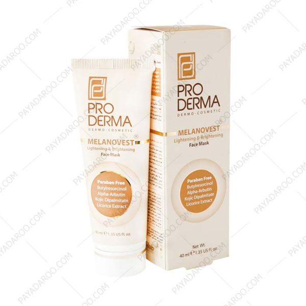 ماسک روشن کننده پرودرما مدل ملانووست - Pro Derma Melanovest Lightening & Brightening Mask 40 ml
