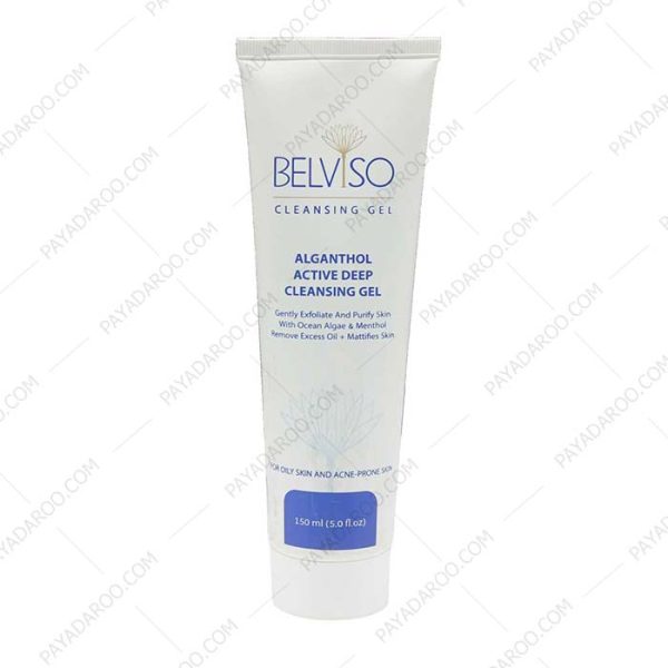 ژل شستشوی صورت بل ویسو مخصوص پوست چرب و مستعد آکنه - Belviso Cleansing Gel For Oily Skin Acne Prone Skin