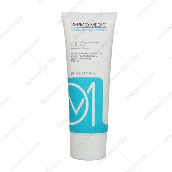 کرم مرطوب کننده درمومدیک پوست خشک - Dermo Medic Moisturizing Cream For Dry Skins 50ml