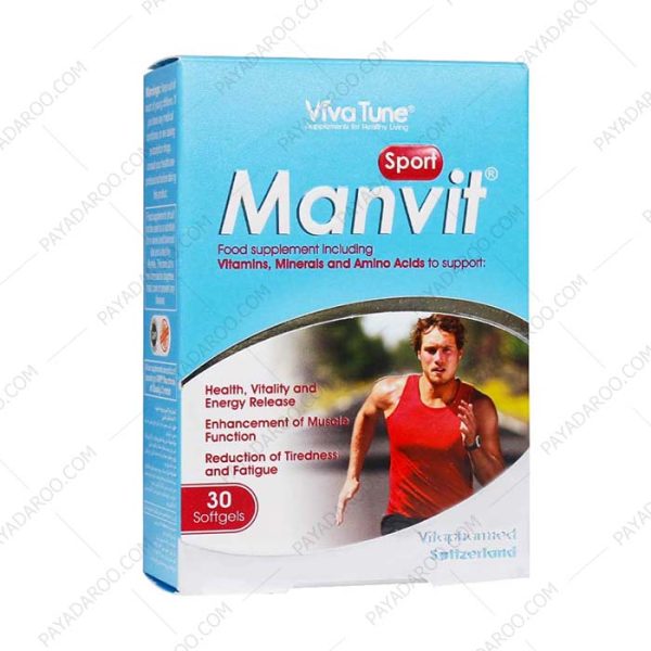 سافت ژل من ویت اسپورت ویواتیون - Vivatune Manvit Sport 30 Softgel