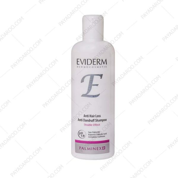 شامپو تقویت کننده و ضد شوره پالمینکس پلاس اویدرم - Eviderm Anti Hair Loss And Dandruff Shampoo 200 ml