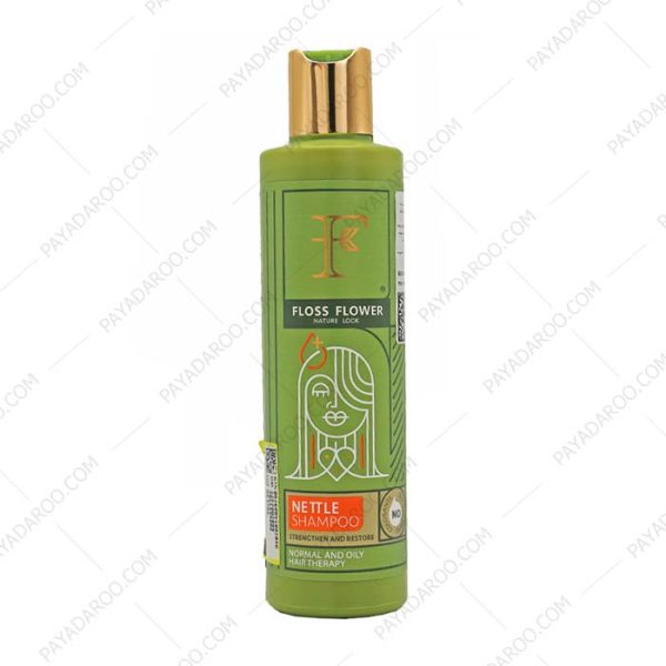 شامپو تقویت کننده موی چرب و معمولی فلوس فلاور 250 میلی لیتر - Floss Flower Nettle Shampoo 250 Ml